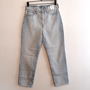 NWT J. Crew Classic Straight High Rise Light Blue Straight Leg Denim - Size 28